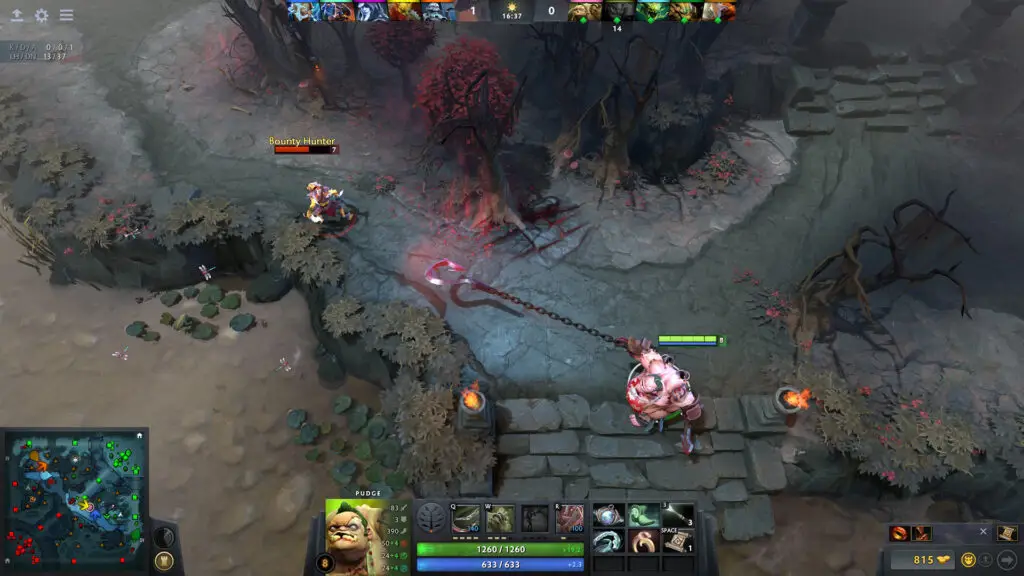מהלך משחק Dota 2